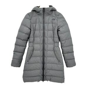 The‎ North Face Metropolis Parka Gray Women XS Goose Down Hooded Puffer Jacket